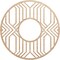 Ekena Millwork Empire Wood Fretwork Pierced Ceiling Medallion, Alder, 22"OD x 8"ID x 3/8"T CMWP22X22X0375EPAL - alternate 1